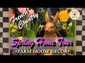 Spring Home Tour| French Country Farmhouse Decorating #Spring Decorating 2020 #Garden Decorating