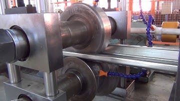 electrical cabinet profile rack roll forming machine made by unovo machinery