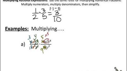 8.4 Multiplying & Dividing  Rational Expressions