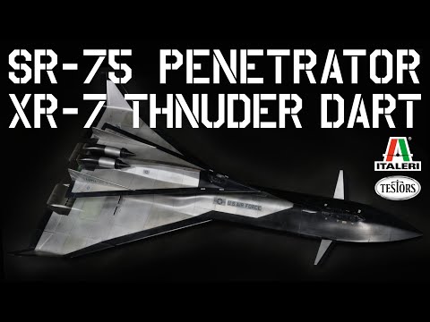 Italeri / Tester SR-75 Penetrator SR-7 Thunderbird ( 1/72 scale