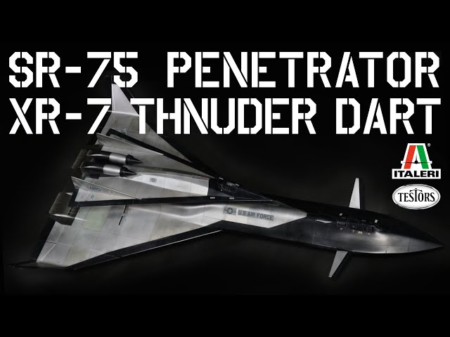 Italeri 1/72 SR-75 Penetrator プラモデル Italeri / Tester SR-75 Penetrator SR-7 Thunderbird ( 1/72 scale