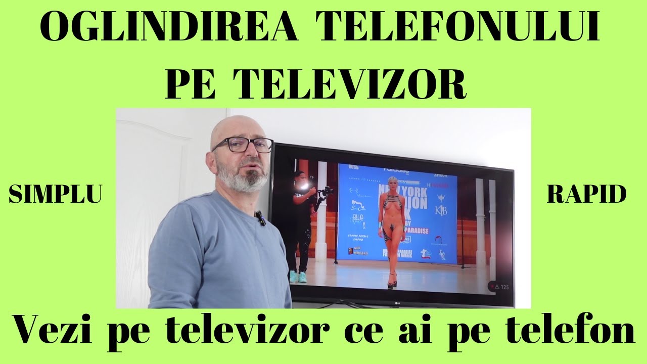 Cum vezi pe TV ce ai pe telefon ? Simplu si rapid !!! Smart TV cu telefonul!!
