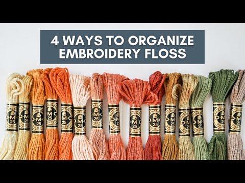 Video: How To Embroider Floss