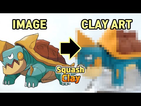 Pokémon Sword &amp;amp; Shield Clay Art: Drednaw Water/Rock Pokémon!! Satisfying video