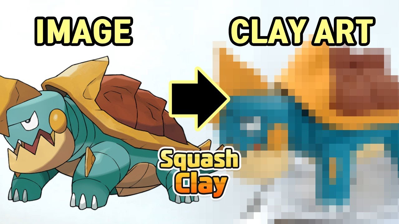 Pokémon Sword & Shield Clay Art: Drednaw Water/Rock Pokémon!! Satisfying video