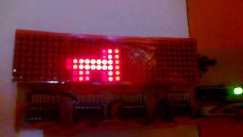 8x8 LED Matrix Display 4 Digit