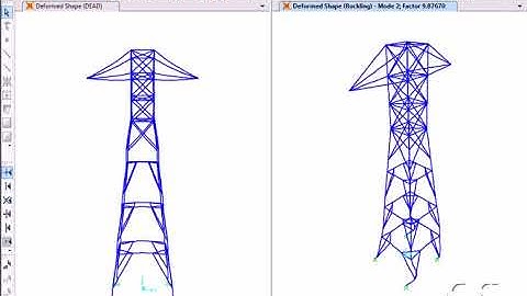 SAP2000   27 Buckling Factors and Modes  Watch & Learn