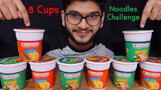 Eating 8 Cups of INSTANT CUP NOODLES | Cup Noodle Challenge | Eating Show | PAKISTANI MUKBANG