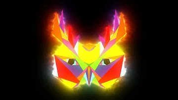 VJ Loops-3D NEON Owl  Face Motion Graphics After Effect/Screensaver 4K/Wallpaper Engine/LED