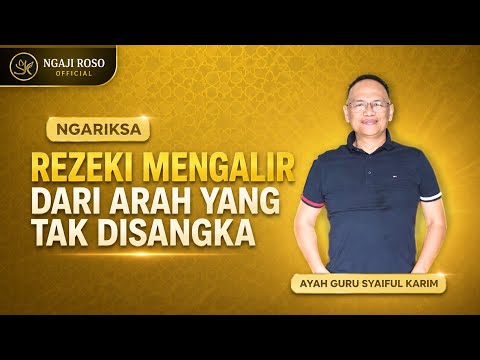 Uang datang dari arah tak disangka | spiritual modern syaiful karim terbaru 