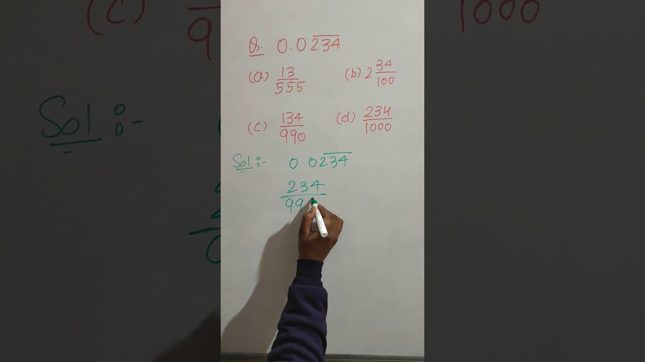 Number System | Simplification 