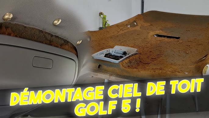 VW Golf 5 headliner repair FULL PROCES POV 