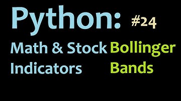 Python: Graphing Bollinger Bands 3 Programming in Python, and Graphing in Matplotlib