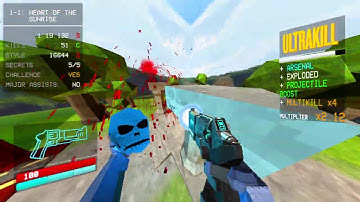 (OLD) WR ULTRAKILL Prelude | 1-1 P-Rank Speedrun | 2:10.988 v1.05