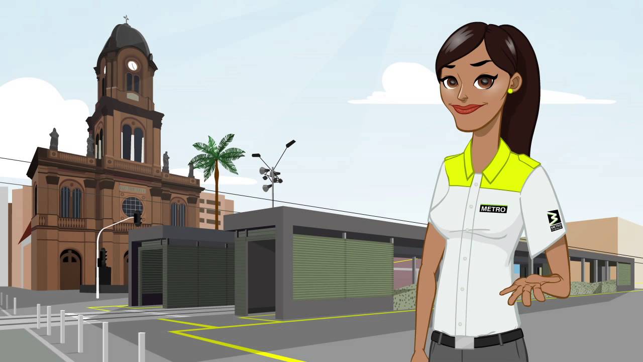 Está prohibido estacionar carros o motos en el andén y la vía tranviaria - norma 9 del tranvía medellin zoo
