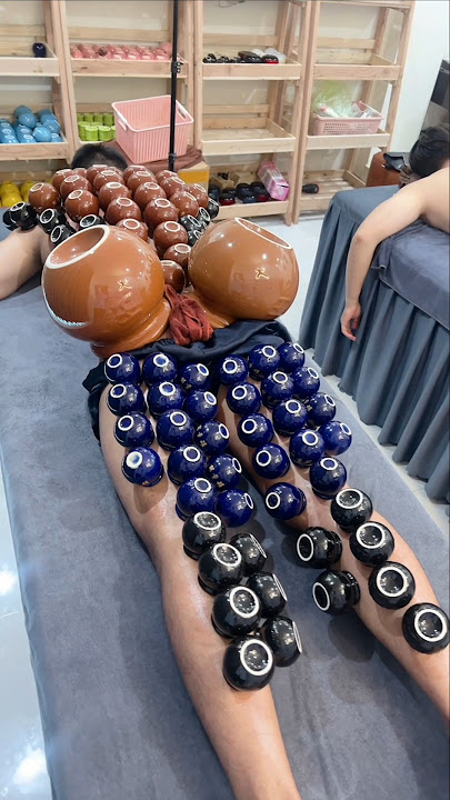 [ASMR] He requested me to perform full-body cupping therapy. #asmr #cuppingtherapy #massage