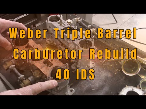 Weber Triple Barrel Carburetor Rebuild IDS 2712 3367