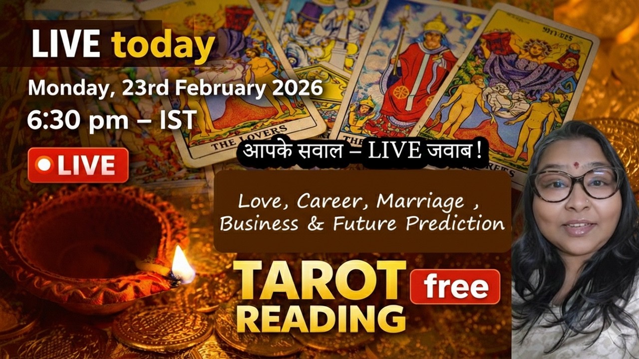 LIVE Tarot Reading | Soulmate, Marriage, Career & Business Prediction | Free Q&A Hindi