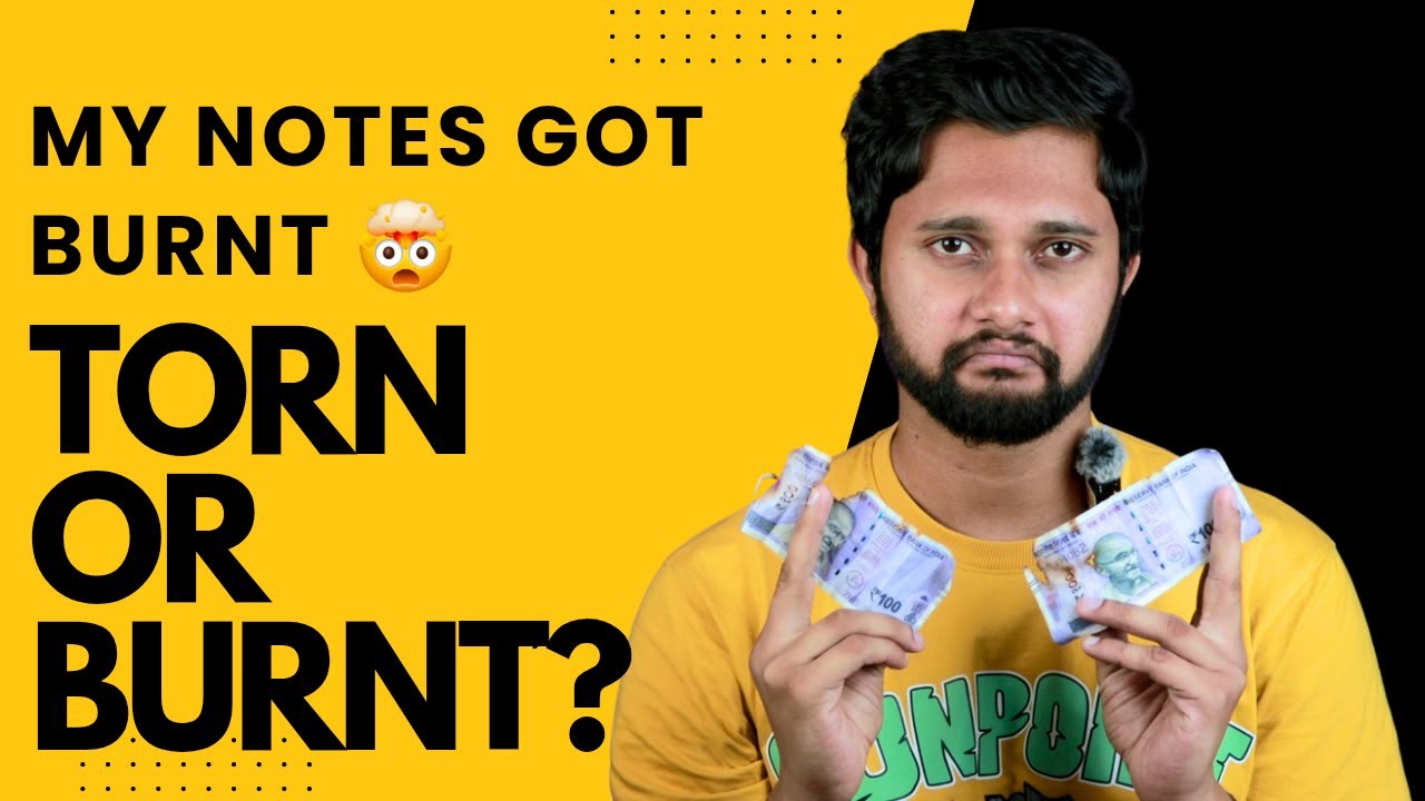 Burnt or Torn Note? The RBI Rule That Guarantees Full Money Back! (Bank Officer REFUSED to Exchange)