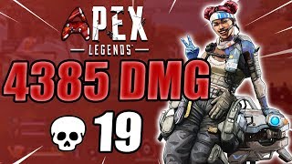 4385 Damage 19 Kills APEX Controller on PC | Apex Legends Full Gameplay