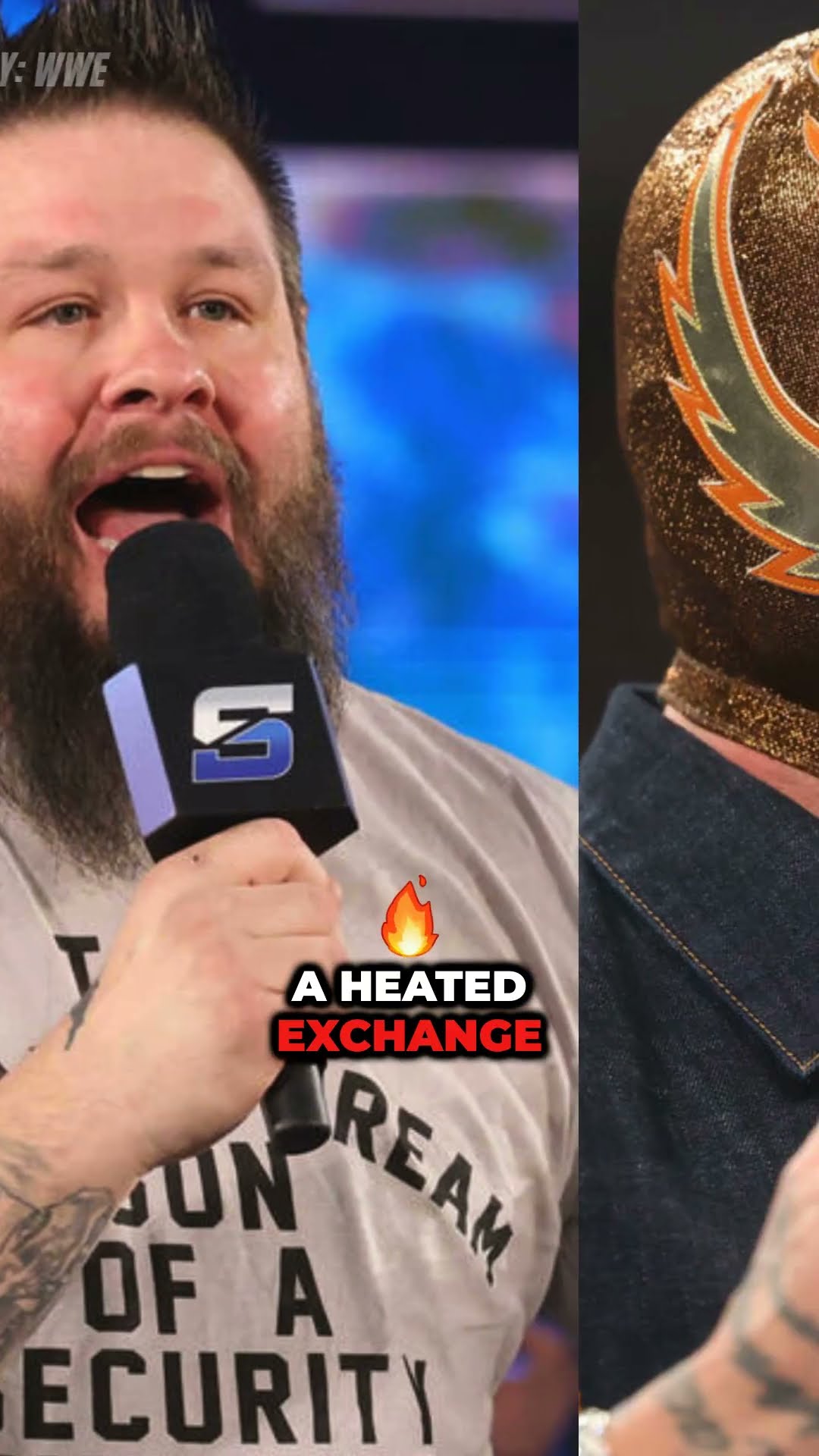 Kevin Owens vs. Rey Mysterio—could KO end Rey’s career #KevinOwens #ReyMysterio #shorts
