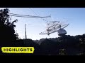 Watch the Arecibo Observatory's catastrophic collapse!