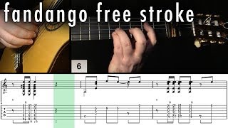 Flamenco Guitar 102 - 21 Fandango Free Stroke