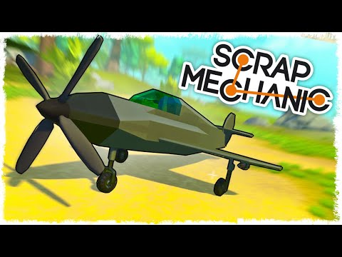 видео: САМОЛЕТ НА ПОРШНЯХ!!! БИТВА СТРОИТЕЛЕЙ В SCRAP MECHANIC!!!