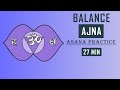 Ajna chakra balance through yoga practices on the banks of divine mother ganga lakshman jhula