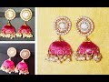 Silk thread earrings// easy diy silk thread earrings//silk thread earrings 2018