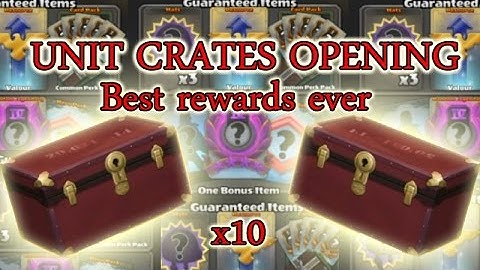 UNIT CRATE OPENING | GUNS UP! PS4 | X10