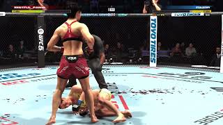 Ko with a spinning backfist UFC 5 | Realistic knockout