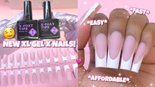 TRYING BTARTBOX NEW XL SOFT GEL NAILS 💓 | COQUETTE INSPIRED NAIL ART | EASY GEL X NAIL PREP screenshot 4