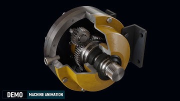 Machinery Demo Clip - Blender Eevee