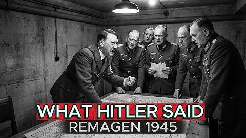 What Hitler Said When American Tanks Reached the Rhine