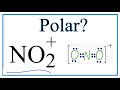 Polarity and Geometry of NO2+