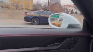 @Squeeze.Benz. RUNS FROM STATE TROOPER ON 🎄🎁CHRISTMAS  (BONUS CLIP OF HIM AT NIGHT)