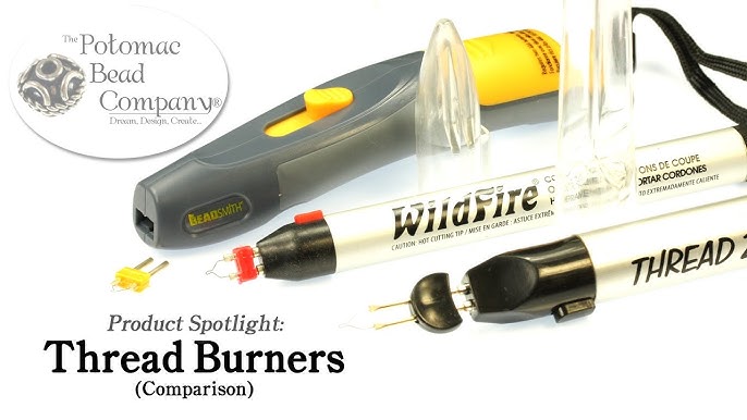 Thread Burner Tips Thread Zapper and Melt Thread with One Touch-Perfect for  Finishing Bead 4Pcs 
