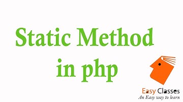 PHP tutorials in Hindi - Static Method in PHP