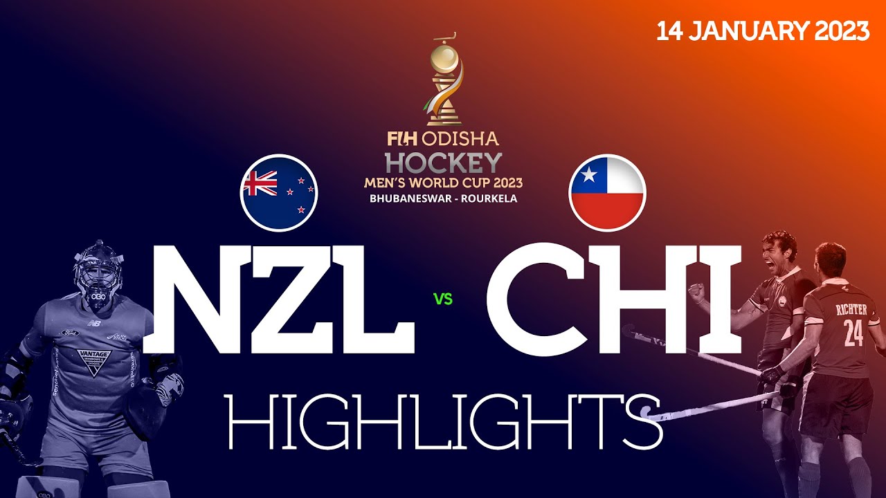 FIH Odisha Hockey Mens World Cup 2023 - Short Highlights New Zealand vs Chile #HWC2023