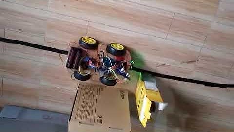 Line Follower with Obstacle Avoiding Robot usingArduino and L298 Motor Driver|001244544-COMP1682