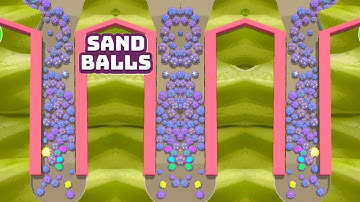 Sand Balls Candy Island All Levels Gameplay Walkthrough (iOS,Android)