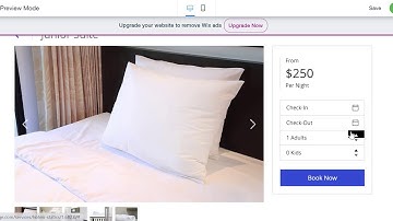 HOW TO MAKE A HOTEL WEBSITE WITH WIX