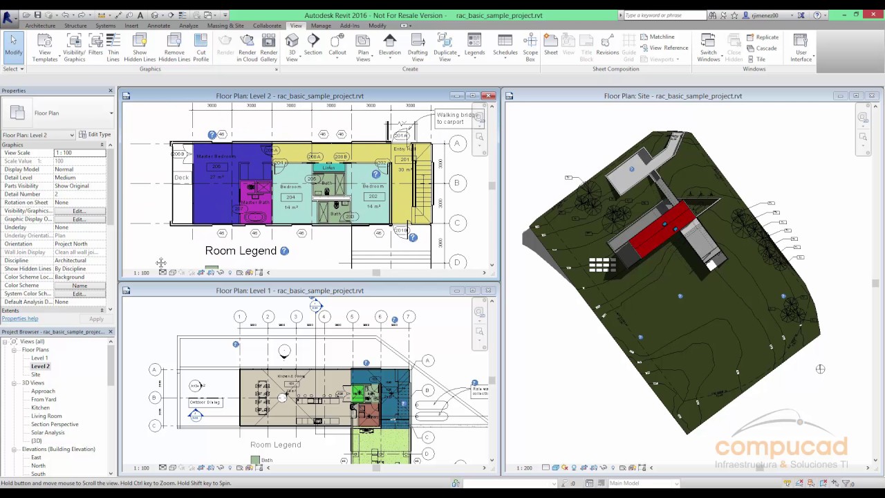 Revit 19 Barra de Control de Vistas Propiedades YouTube