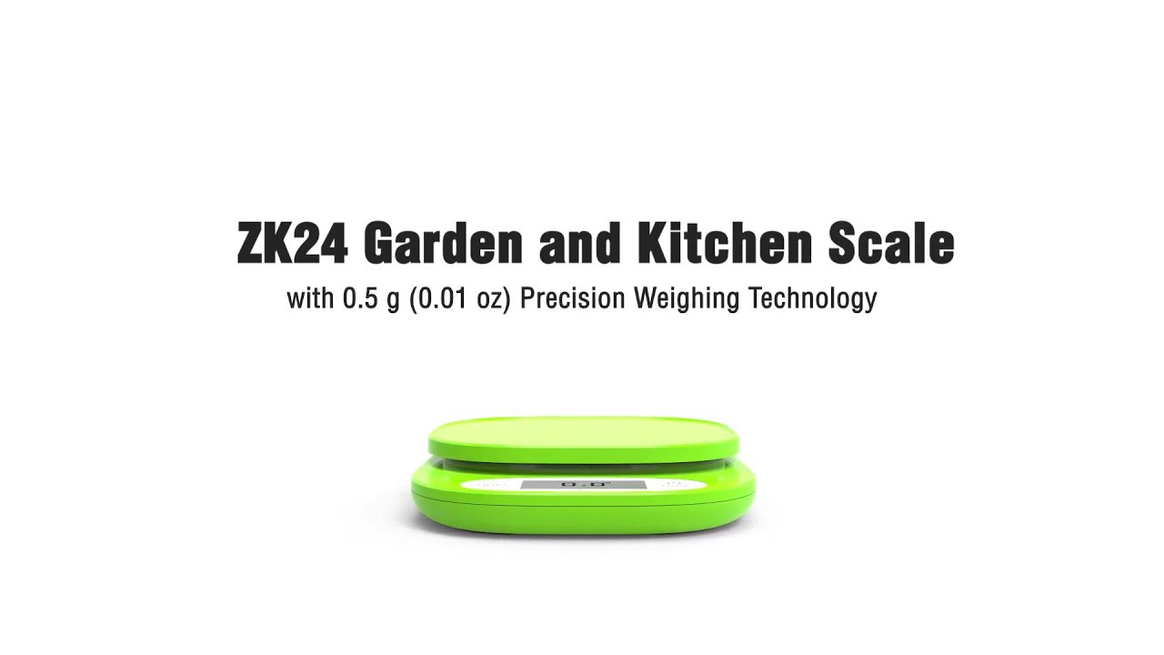 Ozeri ZK24 Garden and Kitchen Scale, with 0.5 g (0.01 oz