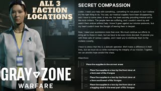 Secret Compassion - Lab Rat - All 3 Faction Locations - Gray Zone Warfare (GZW)