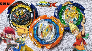 베이블레이드 버스트 DB 【배니쉬 파브닐 & 다이너마이트 벨리알 F 기어 VS 사이클론 라그나로크】 Beyblade burst DB Vanish Fafnir ベイブレードバーストDB