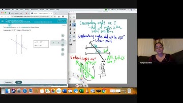 Finding Angle Measures Given Two Parallel Lines Cut by a Transversal