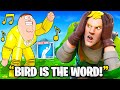 Trolling With “Bird Is The Word” Emote In Fortnite!