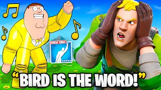 Trolling With “Bird Is The Word” Emote In Fortnite!